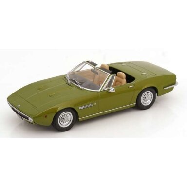 PRE-ORD3R KK - Scale 1/18 1970 Maserati Ghibli Spyder with alloy rims, green