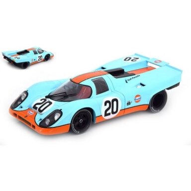 PRE-ORD3R KK Scale 1/18 1970 Porsche 917K #20 24h Le Mans, blue/orange