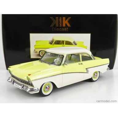 PRE-ORD3R KK Scale 1957 Ford Taunus 17M P2, light yellow/white