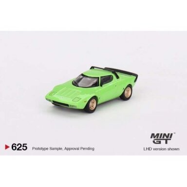 Mini GT Lancia Stratos HF Stradale, verde chiaro