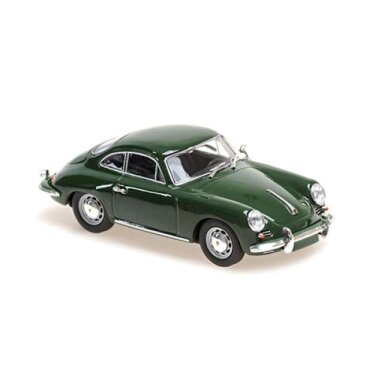 PRE-ORD3R Maxichamps 1/43 1965 Porsche 356 C Coupe, dark green