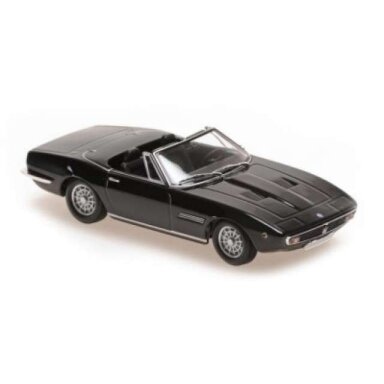 PRE-ORD3R Maxichamps 1/43 1969 Maserati Ghibli Spyder, black