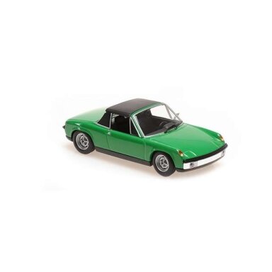 PRE-ORD3R Maxichamps 1/43 1972 Volkswagen Porsche 914/4, green