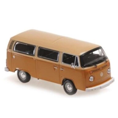 PRE-ORD3R Maxichamps 1/43 1972 Volkswagen T2 Bus, beige/brown