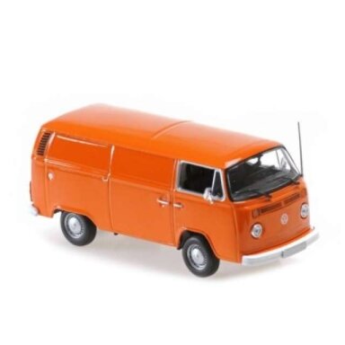 PRE-ORD3R Maxichamps 1/43 1972 Volkswagen T2 Delivery Van, orange