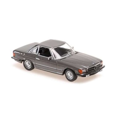 Maxichamps Modeliukas 1/43 1974 Mercedes-Benz 350 SL Cabriolet Hardtop, grey metallic Maxichamps Modeliukas 1/43 1974 Mercedes-Benz 350 SL Cabriolet Hardtop, grey metallic