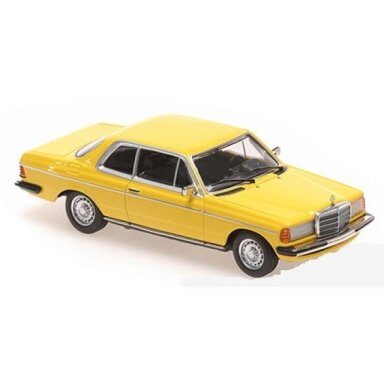 Maxichamps Modeliukas 1/43 1976 Mercedes Benz (W123) 230CE, yellow/beige Maxichamps Modeliukas 1/43 1976 Mercedes Benz (W123) 230CE, yellow/beige