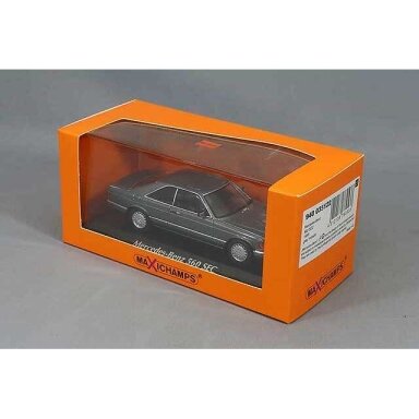 Maxichamps Modeliukas 1/43 1980 Mercedes Benz 560 SEC (C126), grey metallic Maxichamps Modeliukas 1/43 1980 Mercedes Benz 560 SEC (C126), grey metallic
