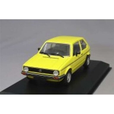 PRE-ORD3R Maxichamps 1/43 1980 VW Golf 1, yellow