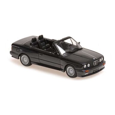 Maxichamps Modeliukas 1/43 1988 BMW M3 cabriolet E30, black metallic Maxichamps Modeliukas 1/43 1988 BMW M3 cabriolet E30, black metallic