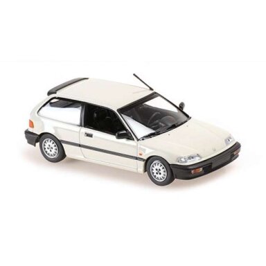 PRE-ORD3R Maxichamps 1/43 1990 Honda Civic, white