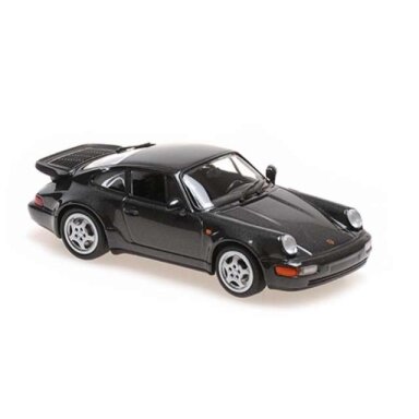 PRE-ORD3R Maxichamps 1/43 1990 Porsche 911 Turbo (964), black perl
