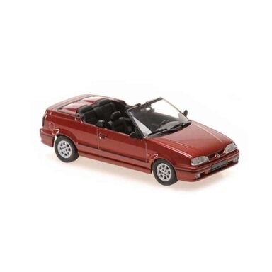 PRE-ORD3R Maxichamps 1/43 1992 Renault 19 Cabriolet, red metallic