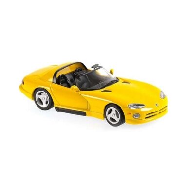PRE-ORD3R Maxichamps 1/43 1993 Dodge Viper Roadster, yellow