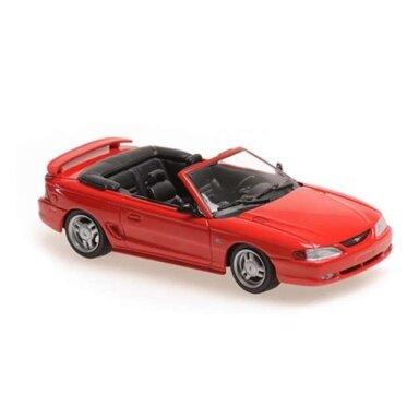 PRE-ORD3R Maxichamps 1/43 1994 Ford Mustang Cabriolet, red