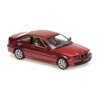 Maxichamps Modeliukas 1/43 1999 BMW 3-series E46, red metallic Maxichamps Modeliukas 1/43 1999 BMW 3-series E46, red metallic