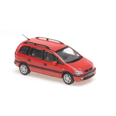 Maxichamps Modeliukas 1/43 1999 Opel Zafira, red Maxichamps Modeliukas 1/43 1999 Opel Zafira, red