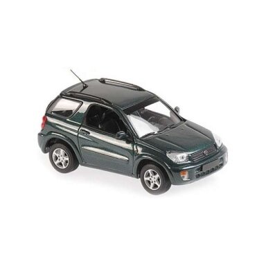 PRE-ORD3R Maxichamps 1/43 2000 Toyota Rav4, dark green