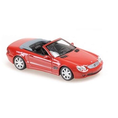 Maxichamps Modeliukas 1/43 2001 Mercedes Benz SL-class R230, red Maxichamps Modeliukas 1/43 2001 Mercedes Benz SL-class R230, red