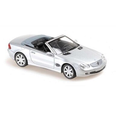 Maxichamps Modeliukas 1/43 2001 Mercedes Benz SL-class R230, silver Maxichamps Modeliukas 1/43 2001 Mercedes Benz SL-class R230, silver