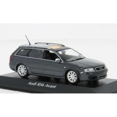 Maxichamps Modeliukas 1/43 2002 Audi RS6 Avant, grey metallic Maxichamps Modeliukas 1/43 2002 Audi RS6 Avant, grey metallic