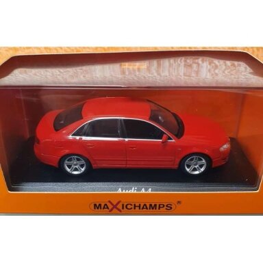 Maxichamps Modeliukas 1/43 2004 Audi A4, red Maxichamps Modeliukas 1/43 2004 Audi A4, red