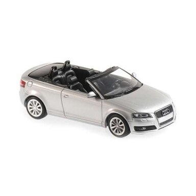 Maxichamps Modeliukas 1/43 2007 Audi A3 Cabriolet, silver Maxichamps Modeliukas 1/43 2007 Audi A3 Cabriolet, silver