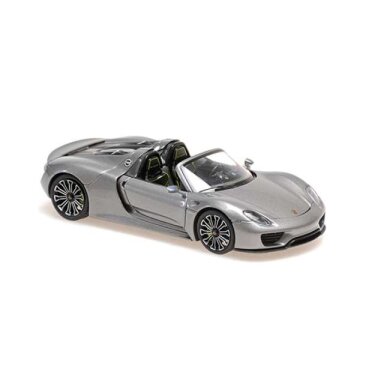 Maxichamps Modeliukas 1/43 2013 Porsche 918 Spyder, silver Maxichamps Modeliukas 1/43 2013 Porsche 918 Spyder, silver