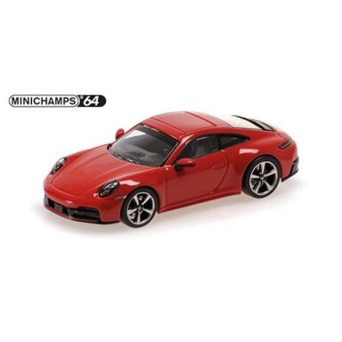 Maxichamps Modeliukas 1/64 2025 Porsche 911 (992.2) Carrera, red Maxichamps Modeliukas 1/64 2025 Porsche 911 (992.2) Carrera, red