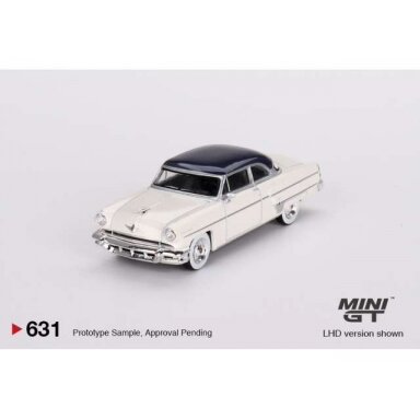 Mini GT Modeliukas 1/64 1954 Lincoln Capri, white/black Mini GT Modeliukas 1/64 1954 Lincoln Capri, white/black