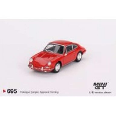 Mini GT Modeliukas 1/64 1963 Porsche 911 (901), red Mini GT Modeliukas 1/64 1963 Porsche 911 (901), red