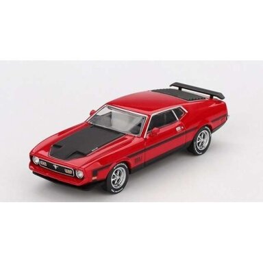 Mini GT 1/64 1971 Ford Mustang Mach 1 Race, red