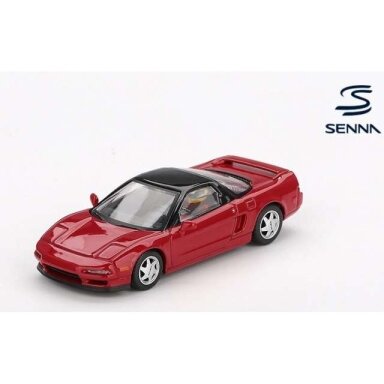PRE-ORD3R Mini GT 1/64 1989 Honda NSX Prototype Midship Sports Ayrton Sena with Figure, red