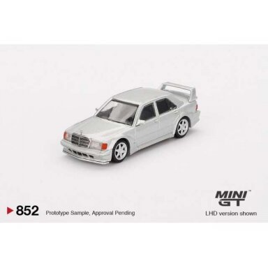 Mini GT 1/64 1989 Mercedes Benz 190E 2.5-16 EVO 2, astral silver