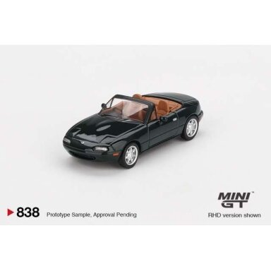 Mini GT  1/64 1990 Mazda MX5 Eunos Roadster V-Special Excellent, green mica