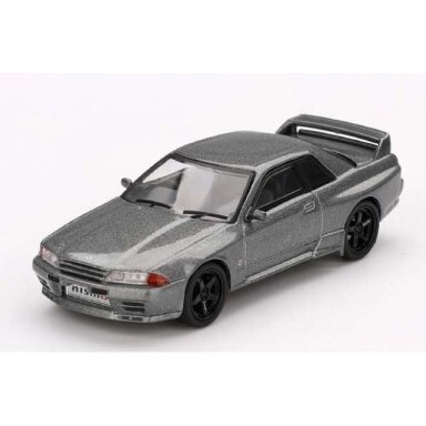 PRE-ORD3R Mini GT 1/64 1992 Nissan Skyline GT-R (Nismo BNR32 CRS Version), dark metal gray