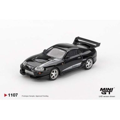 PRE-ORD3R Mini GT 1/64 2011 Toyota Supra MK4 (A80) Veilside Combat V-II, black