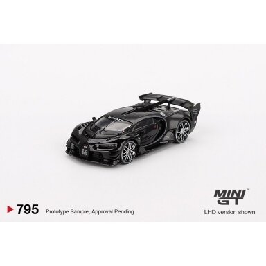 Mini GT Modeliukas 1/64 2015 Bugatti Vision Gran Turismo, black Mini GT Modeliukas 1/64 2015 Bugatti Vision Gran Turismo, black