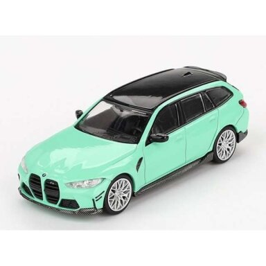 Mini GT Modeliukas 1/64 2022 BMW M3 Touring (G81) M, Performance mint green (yra Sandėlyje)