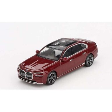 PRE-ORD3R Mini GT 1/64 2023 BMW 17 Xdrive60 Aventurin, red