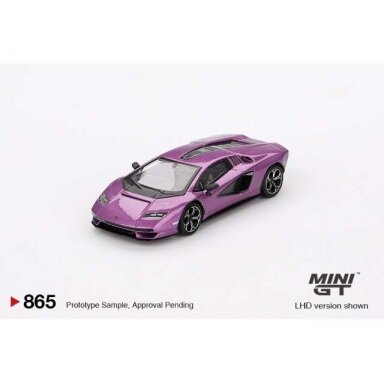 Mini GT 1/64 2023 Lamborghini Countach LPI 800-4 Viola 30th, purple