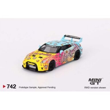 Mini GT Modeliukas 1/64 2023 Nissan GTR (35) LB-Silhouette Ver.1, various Mini GT Modeliukas 1/64 2023 Nissan GTR (35) LB-Silhouette Ver.1, various