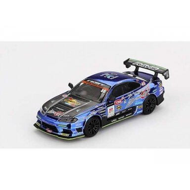 Mini GT 1/64 2023 Nissan Silvia S15 #46 Naoki Nakamura, D-MAX Racing D1 Grand Prix, blue