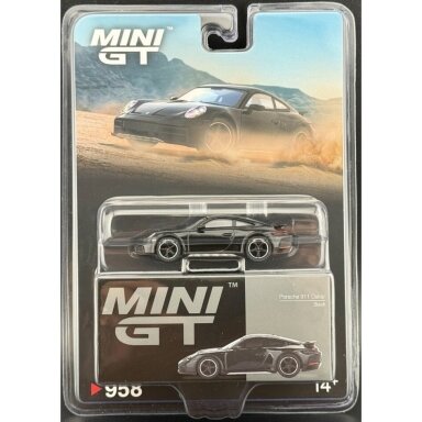 Mini GT 1/64 2023 Porsche 911 (992), Dakar black