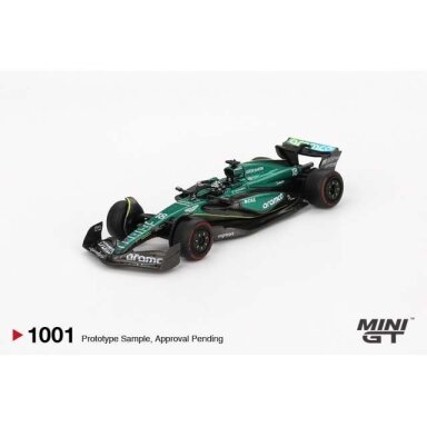 PRE-ORD3R Mini GT 1/64 2024 Aston Martin AMR24 #18 Lance Stroll Bahrain GP, green