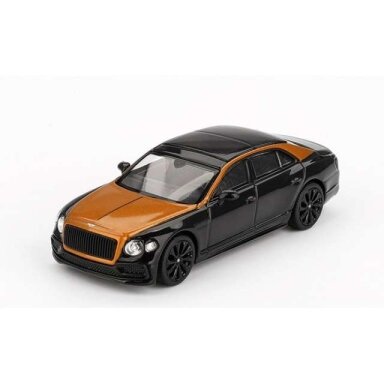 PRE-ORD3R Mini GT 1/64 2024 Bentley Flying Spur, orange flame-onyx