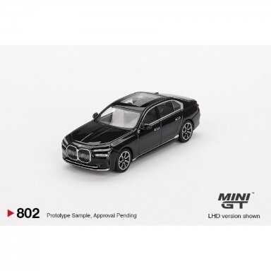 Mini GT Modeliukas 1/64 2024 BMW 17 Edrive50, black sapphire Mini GT Modeliukas 1/64 2024 BMW 17 Edrive50, black sapphire