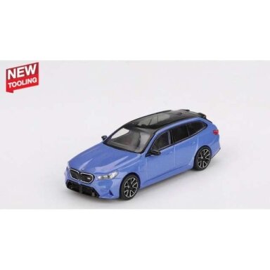 Mini GT 1/64 2024 BMW M5 (G99) Touring, Marina bay blue metallic