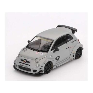 Mini GT 1/64 2024 Fiat Abarth 595 LB-Works X Abas Works Fighters, grey
