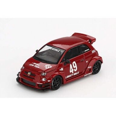 PRE-ORD3R Mini GT 1/64 2024 Fiat Abarth 959 LB-Works X Abas Works, red